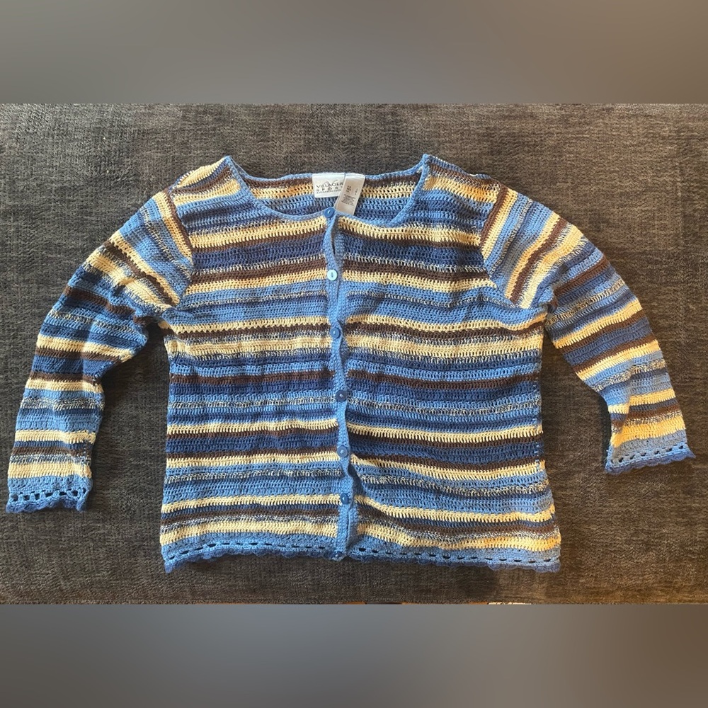 Villager Sport quarter sleeve sweater cardigan